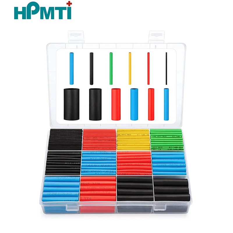 gaine thermorétractable termoretractable 127 à 800 pièces Kit heat shrink tube d'emballage de tubes thermorétractables, thermorétractables, fil de connexion électrique, gaine d'isolation