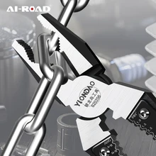 

Universal Pliers Multi Functional Tools Electrical Wire Cable Cutters Needle Nose Pliers Carbon Steel Diagonal Pliers Hand Tools