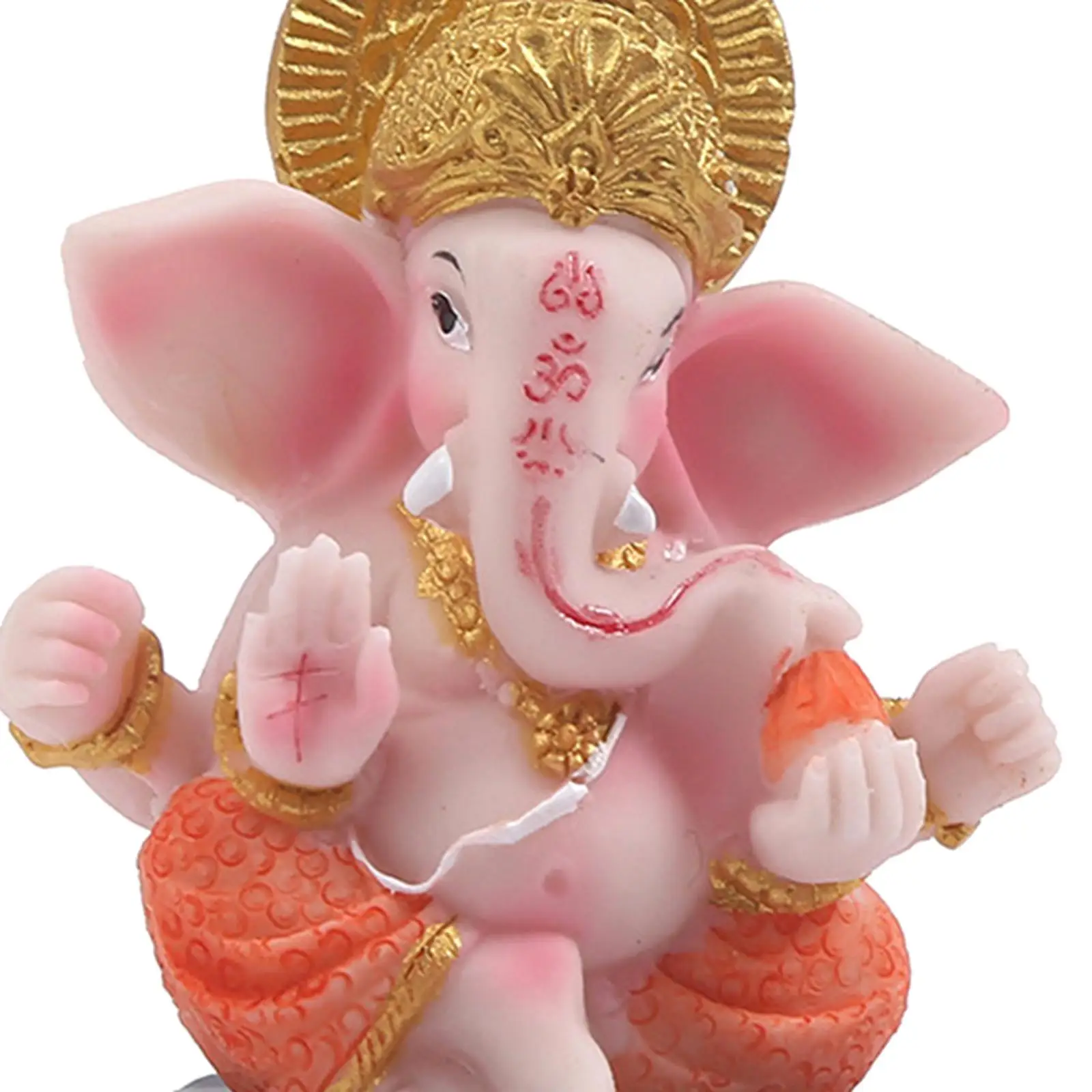 Hindu Elephant God Statue Ganesha Statue Religious Figurine Crafts Religious