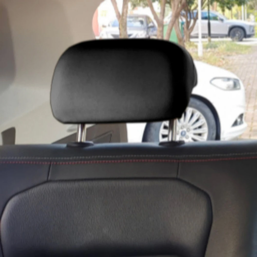 Car headrest cover 1pc stretch cloth for car truck SUV universal seat accessories