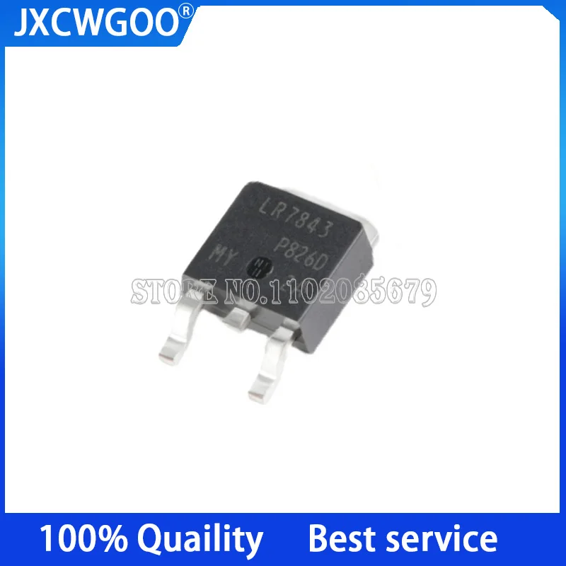 10PCS IRLR7843TRPBF LR7843 TO 252 3 N Channel 30v/161a SMD MOSFET chip ...