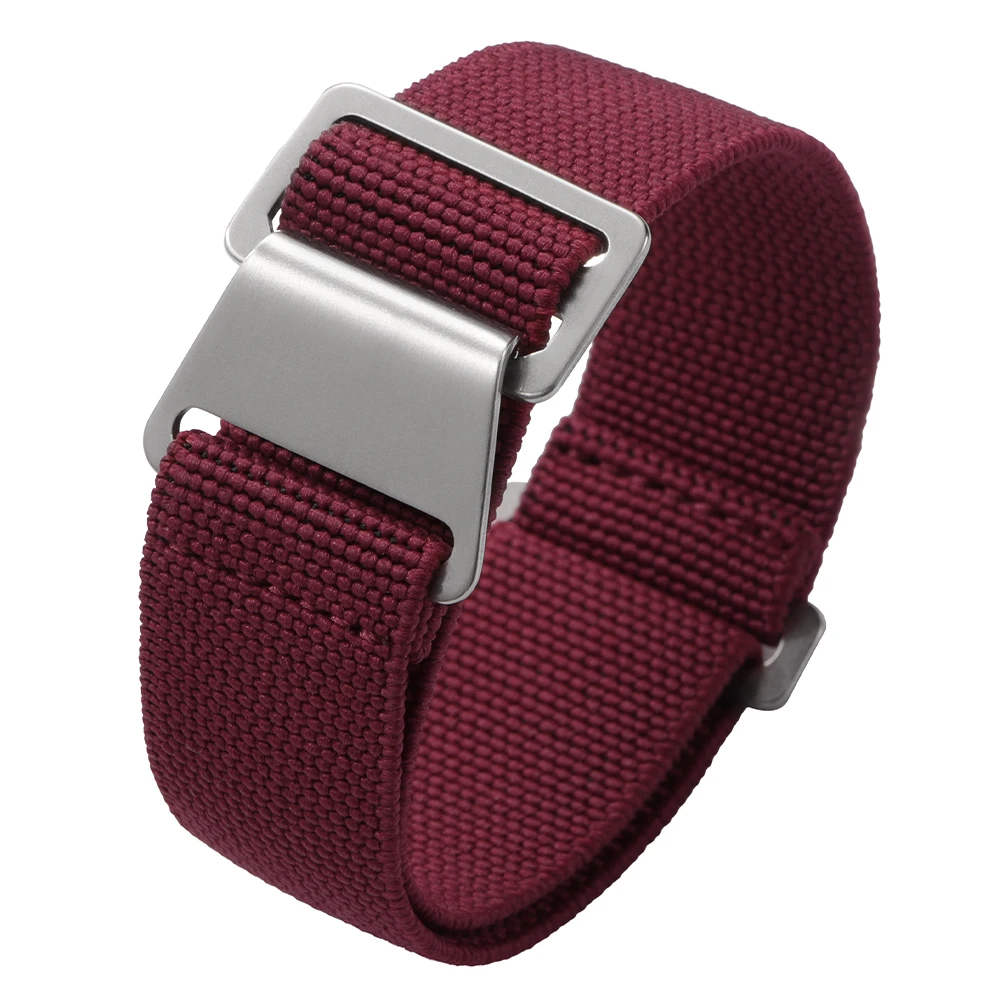Nylon Parachute Elastic Breathable Watchbands – Skin-Friendly Straps
