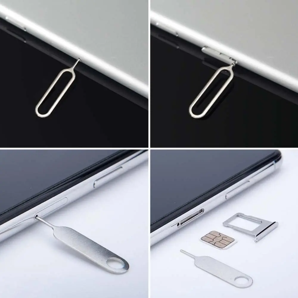 Universal SIM Card Tray Eject Pin Ejector Openning Tool For iPhone iPad HTC Samsung Xiaomi Huawei Sim Card Opener Remover Needle