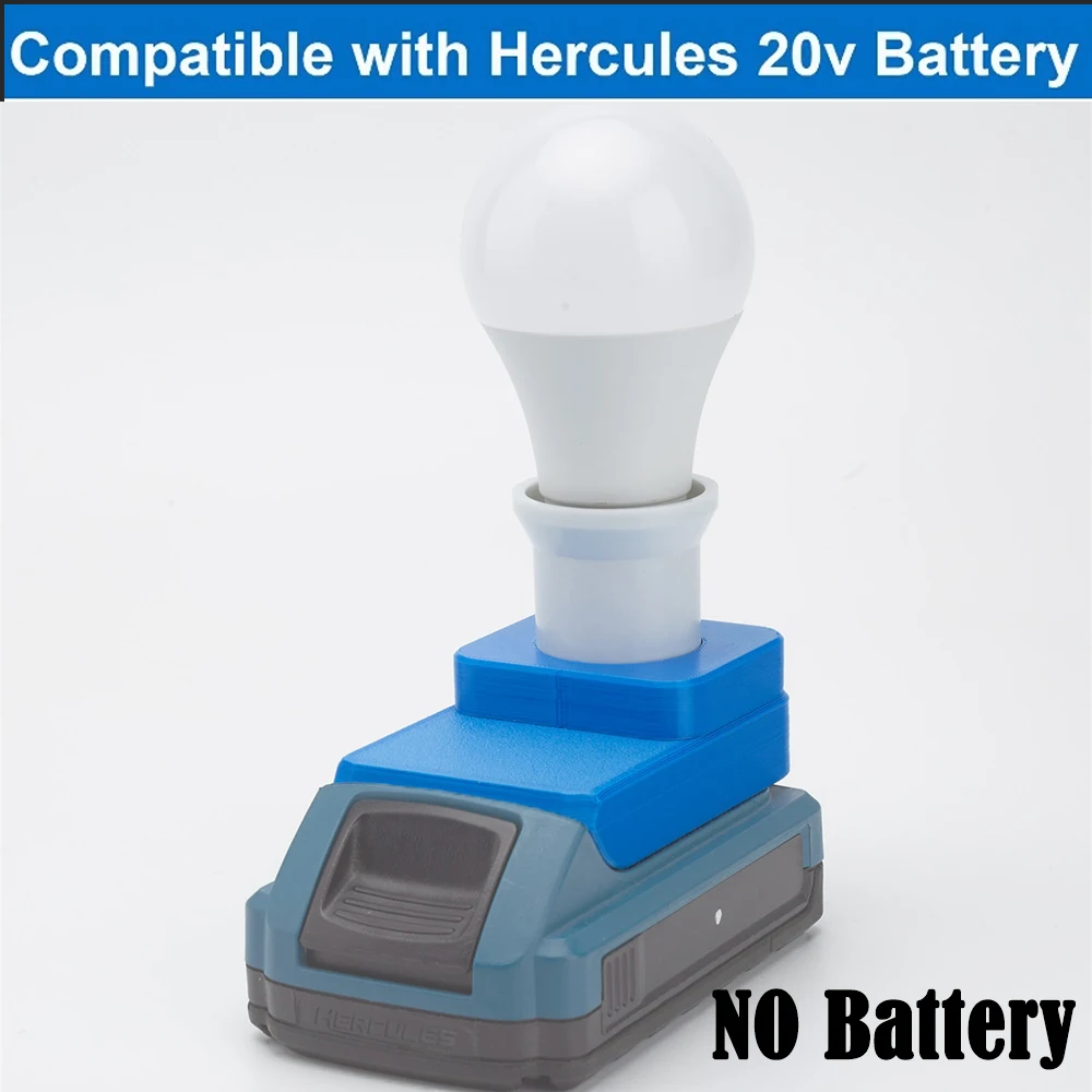 

5W LED Work Light E27 Bulbs For Hercules 20V Battery Powered Portable Cordless Indoor And Outdoors Emergency Lamp（NO Battery ）