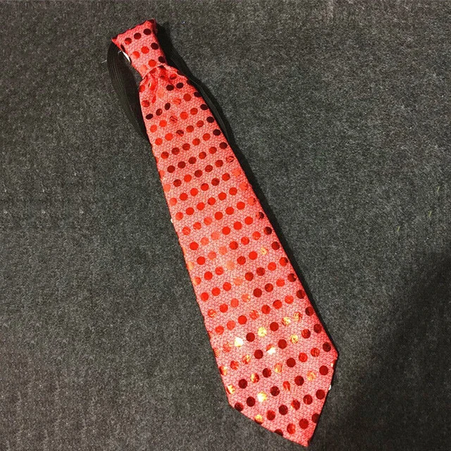 Men Led Glowing Tie Bowkont Ties Luminous Sequins Flashing Necktie For Birthday Wedding Christmas Halloween Cosplay Party Decor 5
