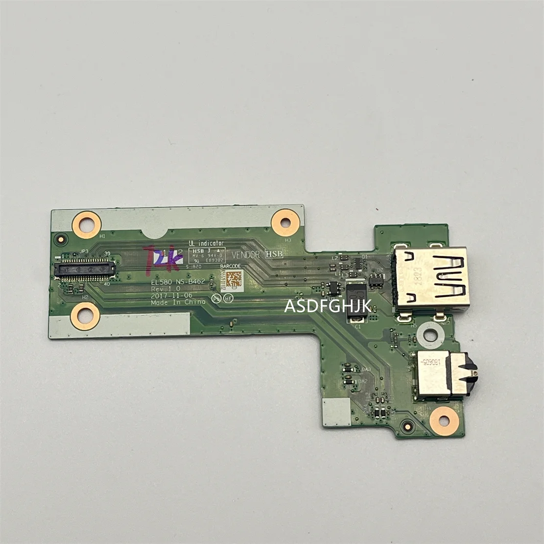 

Original FOR Lenovo ThinkPad L580 Laptop Audio USB Board EL580 NS-B462 TEST OK
