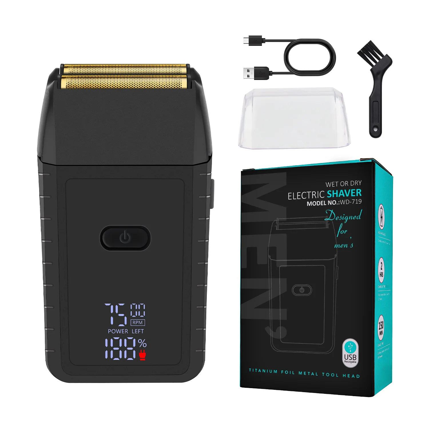 HIENA مهنة الشعر المتقلب الكهربائية أداة تهذيب الل...