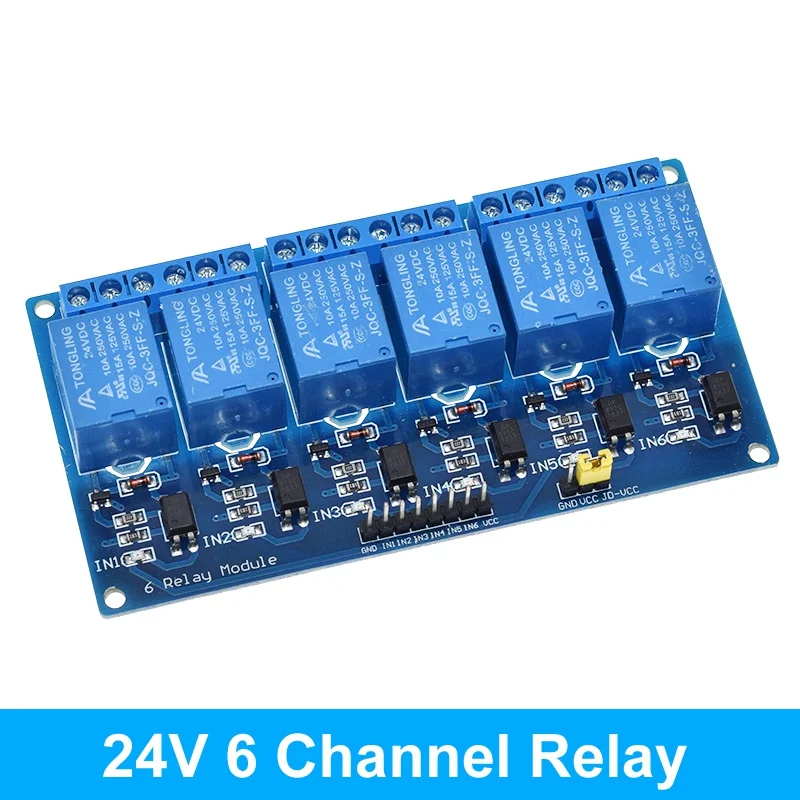 Schermo della scheda del modulo relè a 1 canale 5V 9V 12V 24V con optoaccoppiatore modulo relè