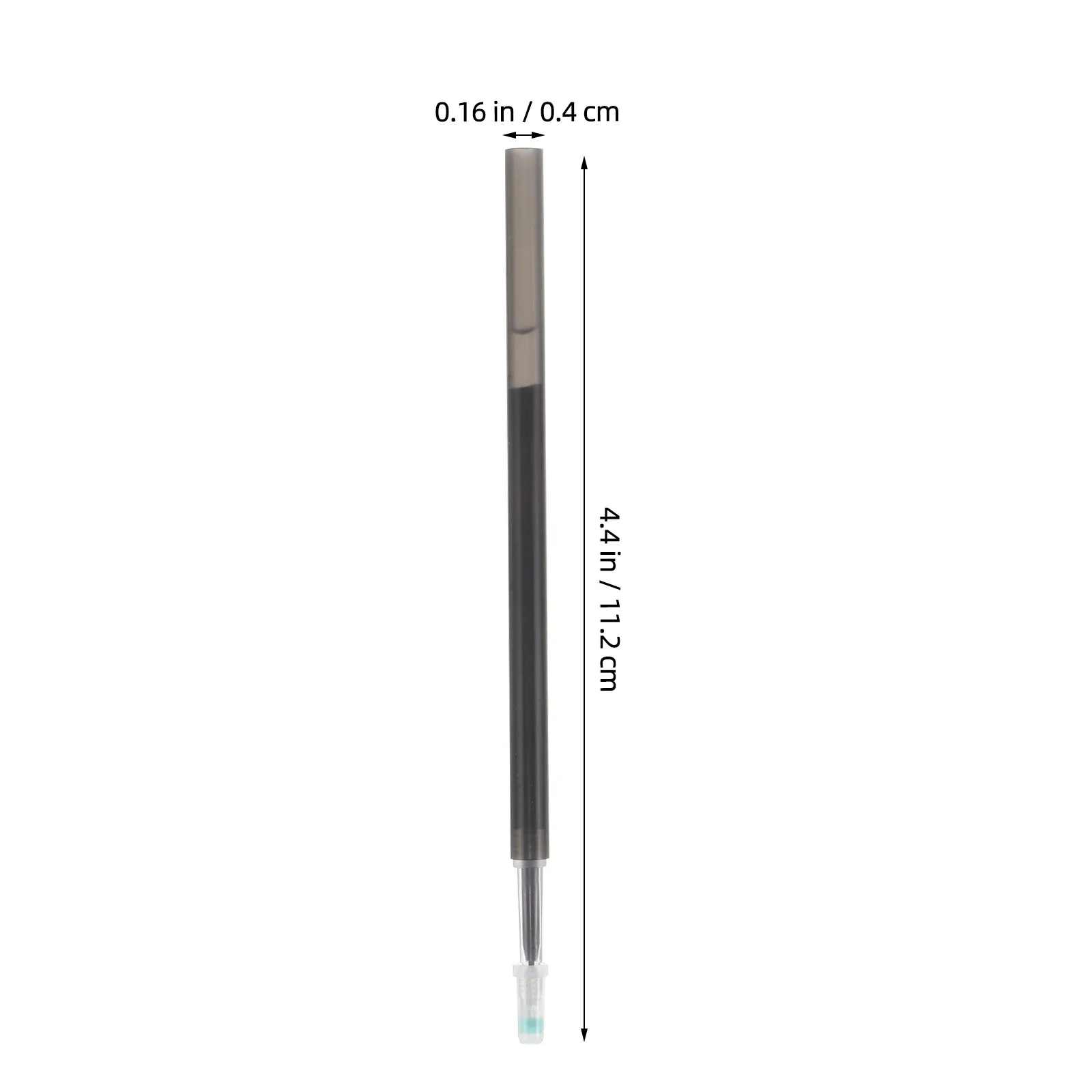 100Pcs 지울 수있는 펜 리필 0.5mm 부드러운 젤 잉크 열 지울 수있는 노트 펜 리필 세트 학생용 대량 사무용품