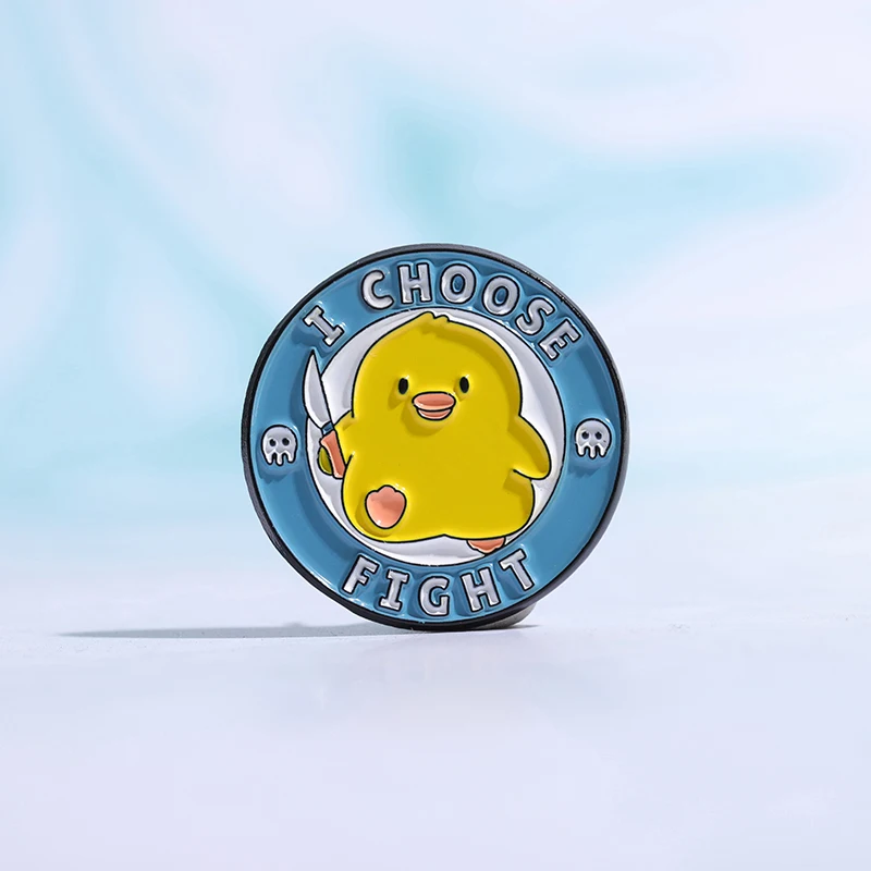 Schöne Ente Gans Brosche Emaille Pin Cartoon Nette Ente Sie Rose Brot Im Mund Abzeichen Zubehör Revers Tasche Pin Schmuck – Detail 12