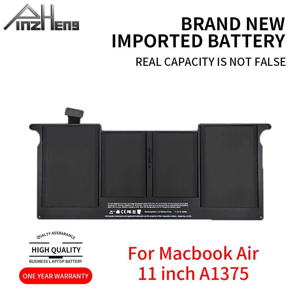Аккумулятор для ноутбука PINZHENG A1375 Apple MacBook Air 11 дюймов A1370 (2010 производство) MC505 MC506/A