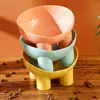 Non-Slip Cat Bowl Pet Water Food Feed Dog Bowls 45° Inclination Stand Feeders Tall Cat Bowl Anti-dumping Pet Feeding Supplies 6