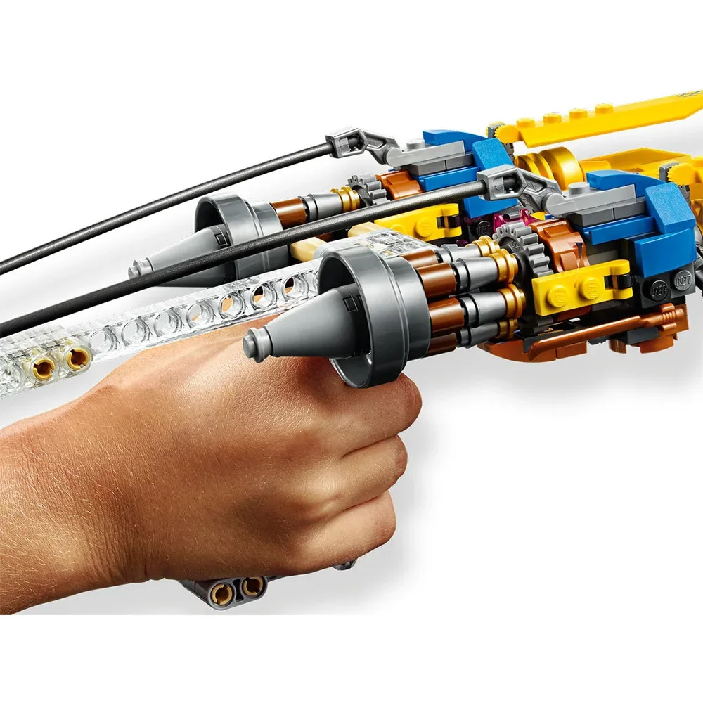 Anakin&rsquo;s Podracer set Building Blocks Movies and Game Spacecraft Assemble Brick Model For Kids Birthday Gifts building block toys building toy set