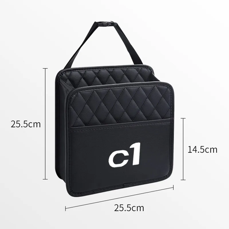 Car Back Rear Organizer Seat Elastic String Universal Storage Bag Pocket Auto Organizer For Citroen C1 Auto Accessories Hanging