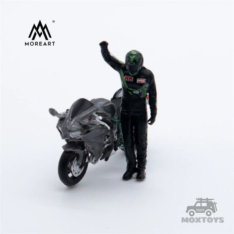 

MoreArt 1:64 Набор фигурок гонщиков Kawasaki