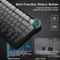 Clavier Gamer ATTACK SHARK X85 – Mécanique, RGB, Sans Fil Tri-Mode, Gasket & Molette 6