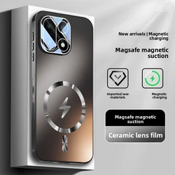 Premium Lightning Magnetic Lens Full Cover Anti - Drop Shockproof Bumper Case - OnePlus 15 (GRAY)