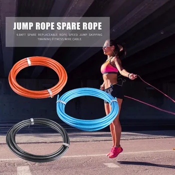 9.84ft Spare Replaceable Rope Speed Jump Skipping Training Fitness Wire Cable 2