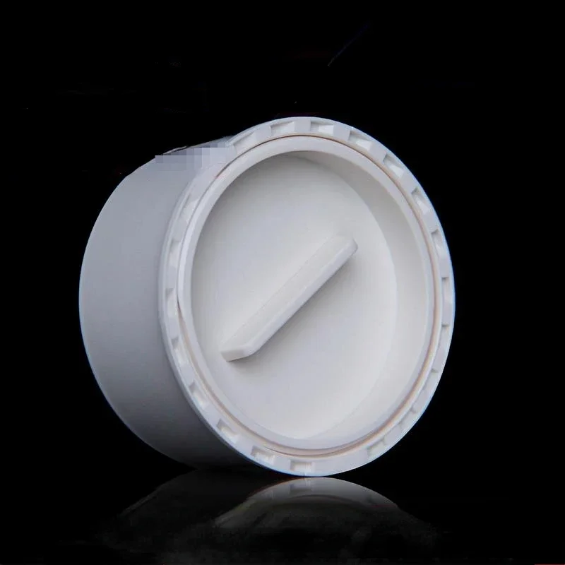 PVC Horizontal Cleanout Plug Cap Inspection Outlet Drain Pipe Fitting External Diameter 50mm-160mm 100mm