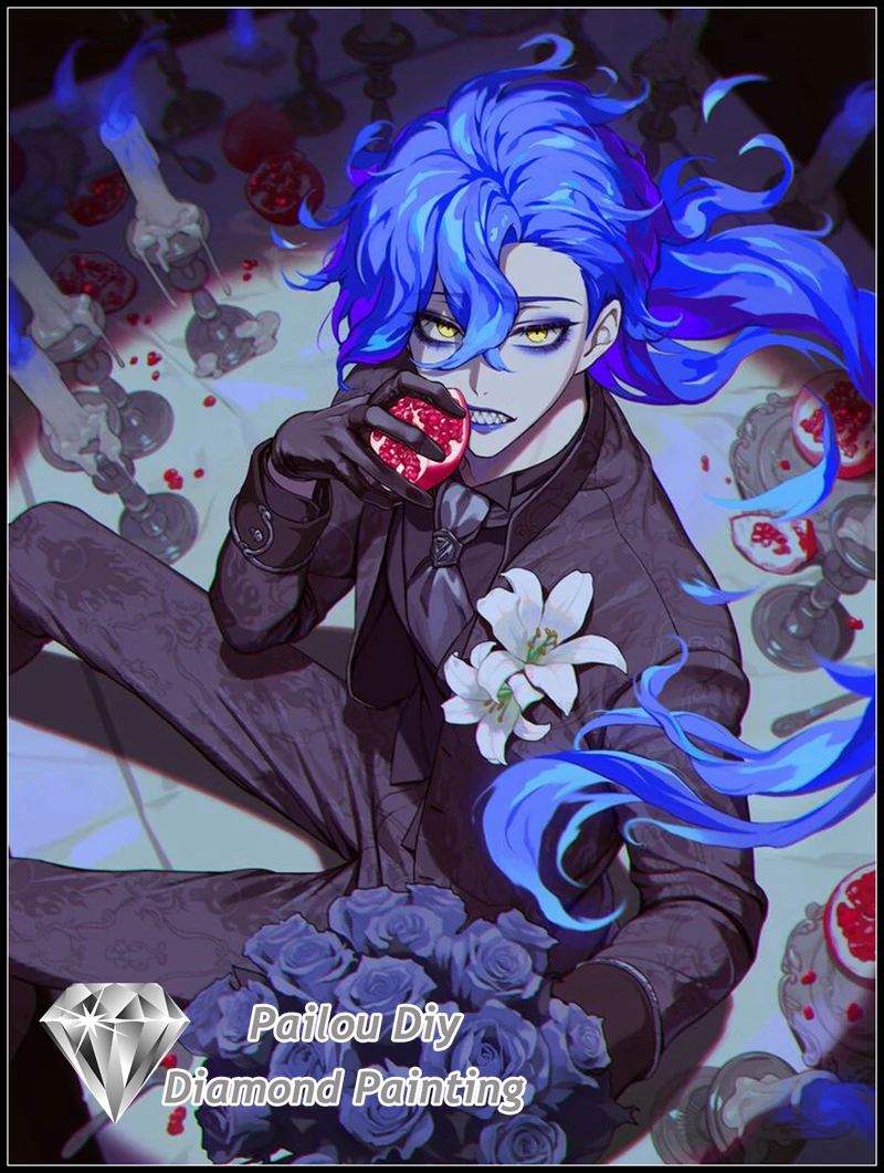 Twisted Wonderland Idia Shroud Art Full 5d Diamond Mosaic