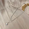 Collier Double couche étoile lune pour femmes, couleur argent, breloque délicate en Zircon, chaîne ras du cou en acier inoxydable, bijoux, nouvelle mode