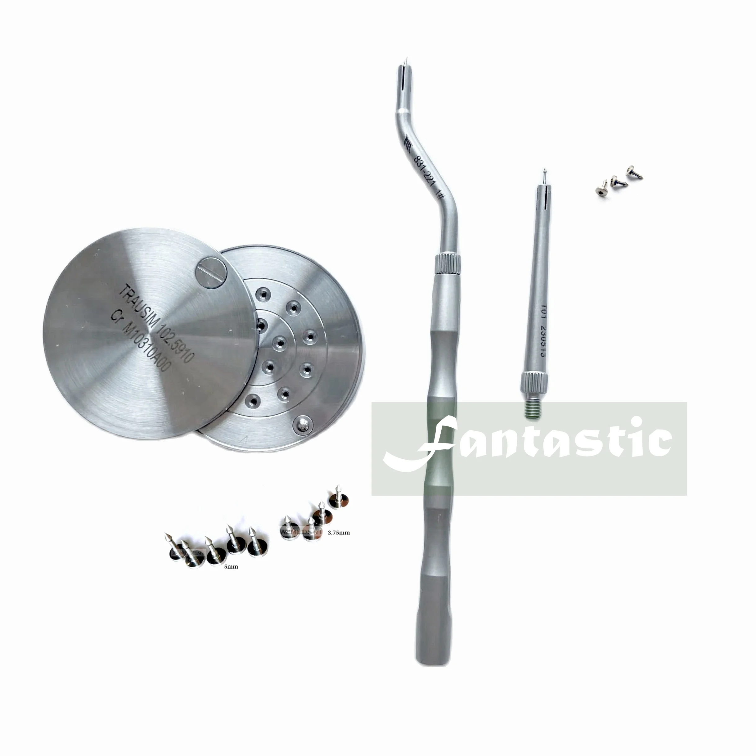 Dental GBR Bone Tac Pins Gun Tacks Membrane Guide Auto Tacs Tacker 3.75/5mm Tack