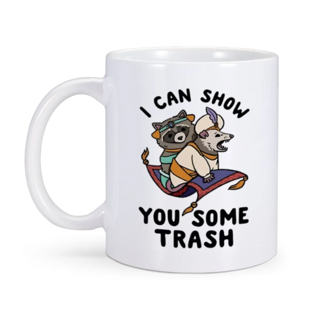 Taza De Mapache "Eres Lo Mejor Que Mapachao" – 350 Ml De Cerámica – Regalo Divertido Para Parejas, San Valentín O Aniversarios