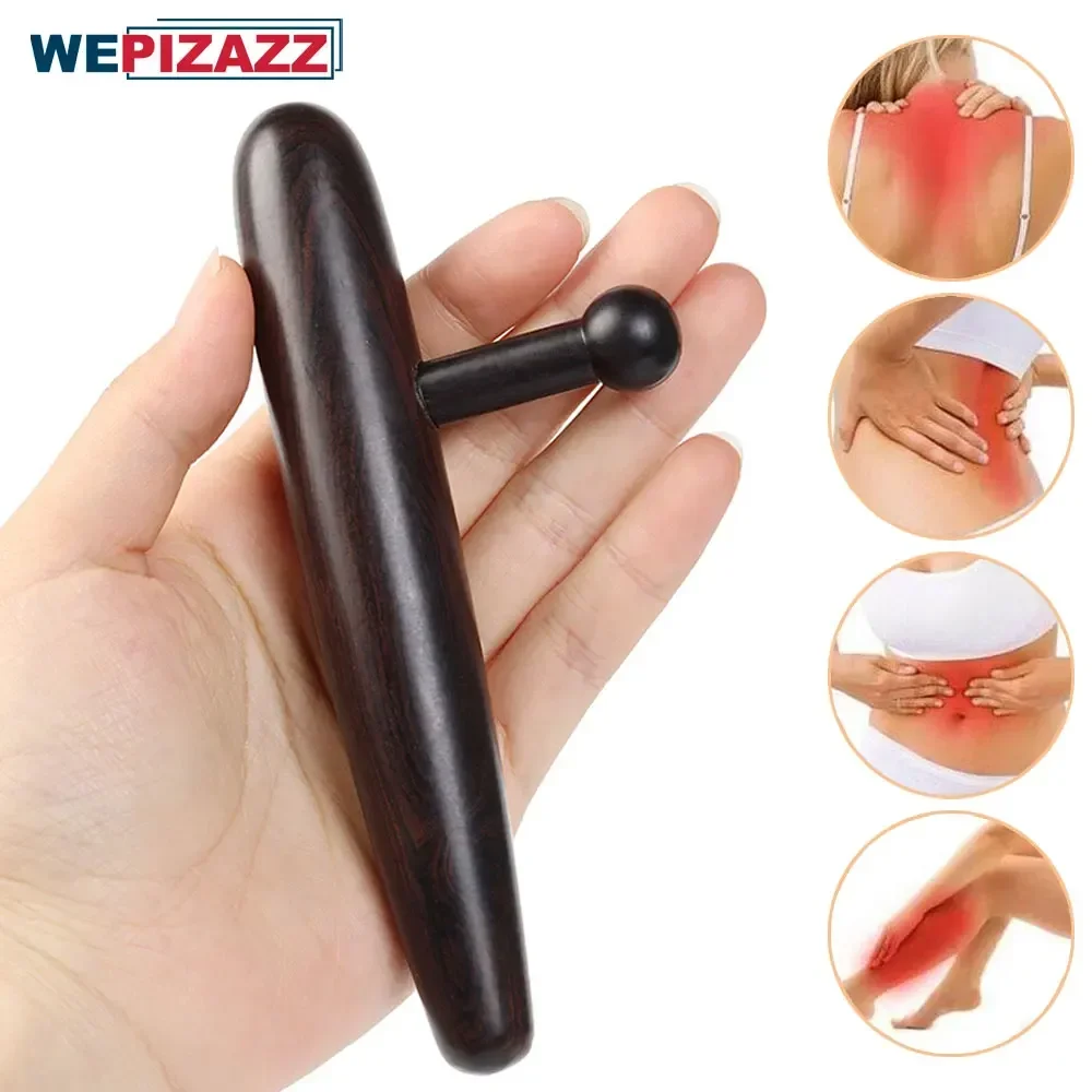 Deep Tissue Massage Tool, Trigger Point Massage Thumb Saver Massager for Back,Leg,Waist, Therapists Equipment Wood Massage Tools goalone creative wooden soap dish handmade natural wood soap holder fish leaf elephant flower bathroom soap box container saver