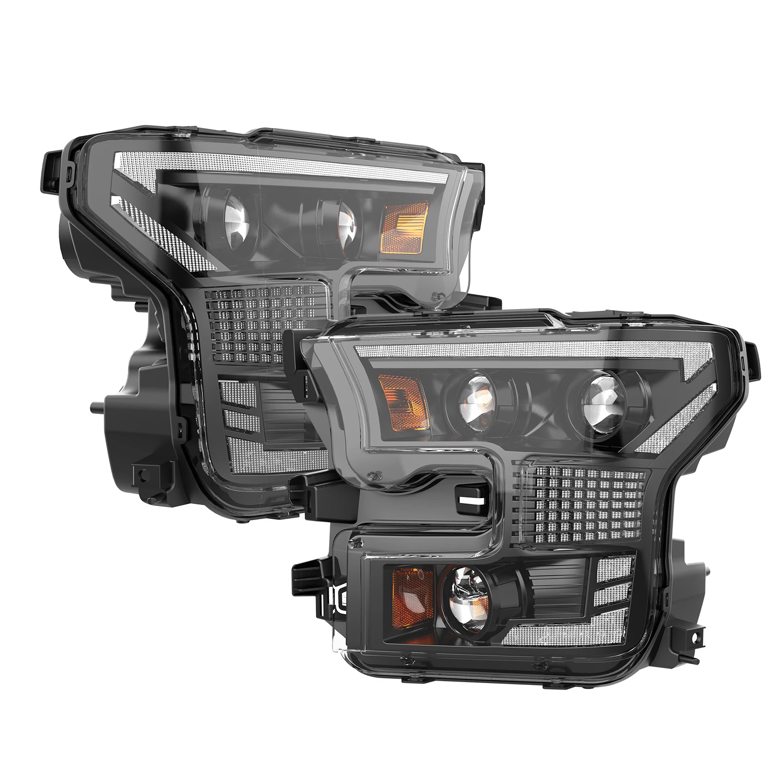 

LOYO LED Lamp Head Lights for d F150 pickup 2015-2017 Headlamp Headlight 12V Car light raptor 2016-2021