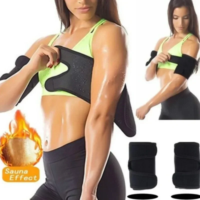 1 Pair Sauna Slimmer Arm Pad Women Arm Slimming Control Shapers Fat Burning Shaping Trimmer Sleeve Anti Cellulite Armband
