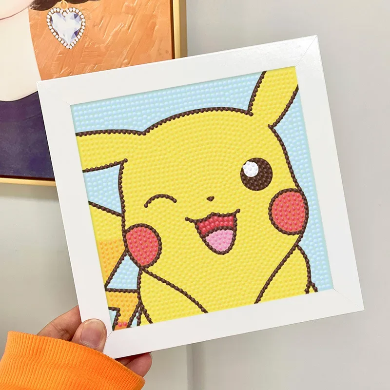 

Pokémon Diamond Painting Action Figures Pikachu Bulbasaur Squirtle Rhinestone Paintings Embroidery Pictures Art Crafts for Kids
