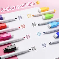 Wholesale Washable Marker Magnetic White Board Bulk Pens Multi Color White Board Markers for Writing Drawing Office School Use 2
