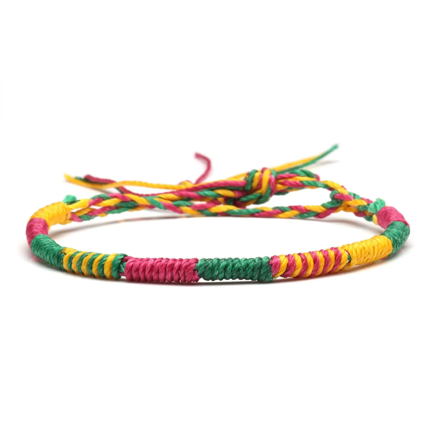 Gewachste Schnur hand geflochtenes Armband Frauen Männer neue Mode mehrfarbige Schnur handgemachte Boho wasserdichten Sommer Strand Schmuck vorhanden – Detail 26