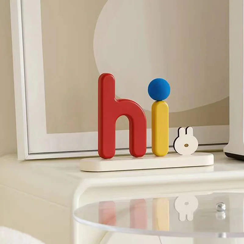 

Simplified porch letter decorative decorations TV cabinet desktop home accessories Moving Gifts