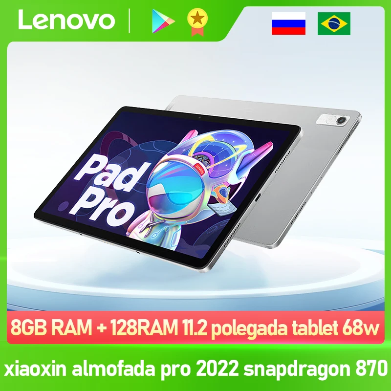 

Lenovo xiaoxin Tablet xiaoxin pad PRO 2022 Snapdragon 870 8GB RAM 128GB ROM 11.2inch tablet 68W fast charging computer