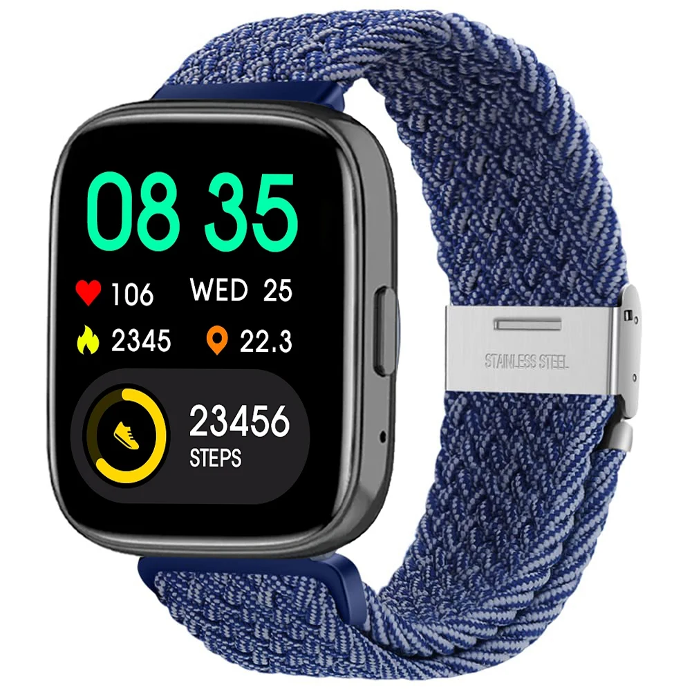 Nylon Braided Solo Loop Elastic Weave Bracelet Wristband Strap