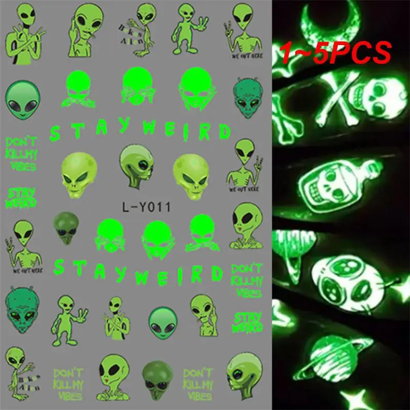

1 ~ 5 шт., декоративные наклейки для ногтей