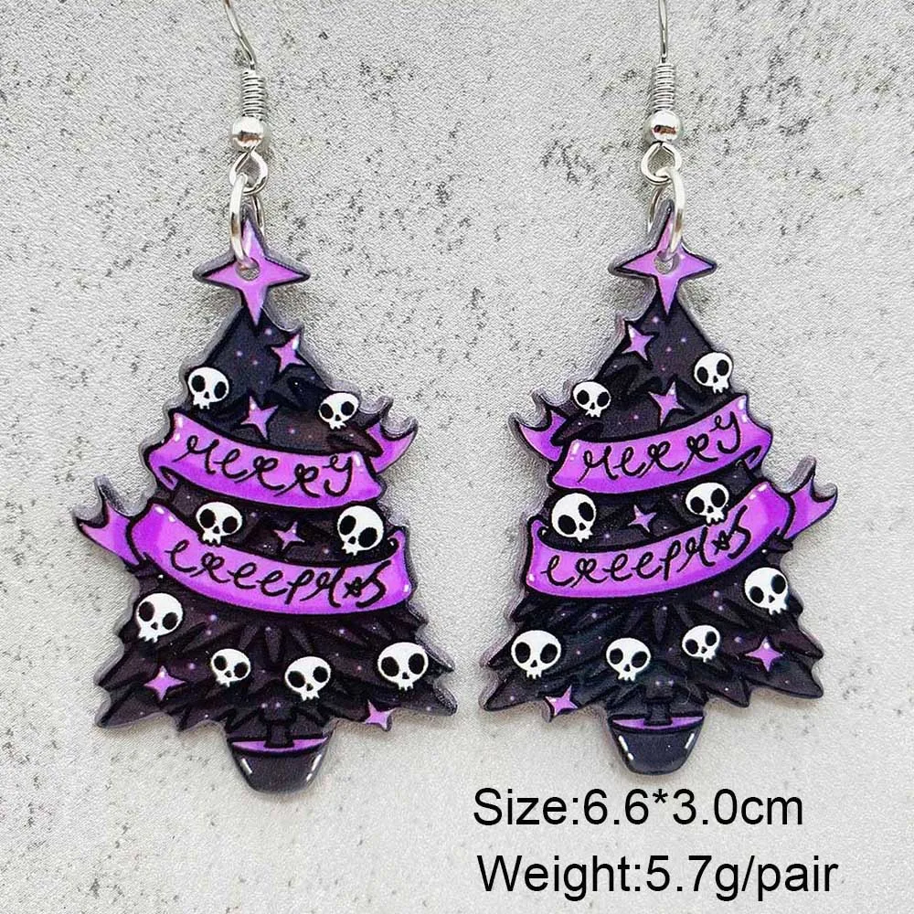 Spooky Tree Mirrored Earrings