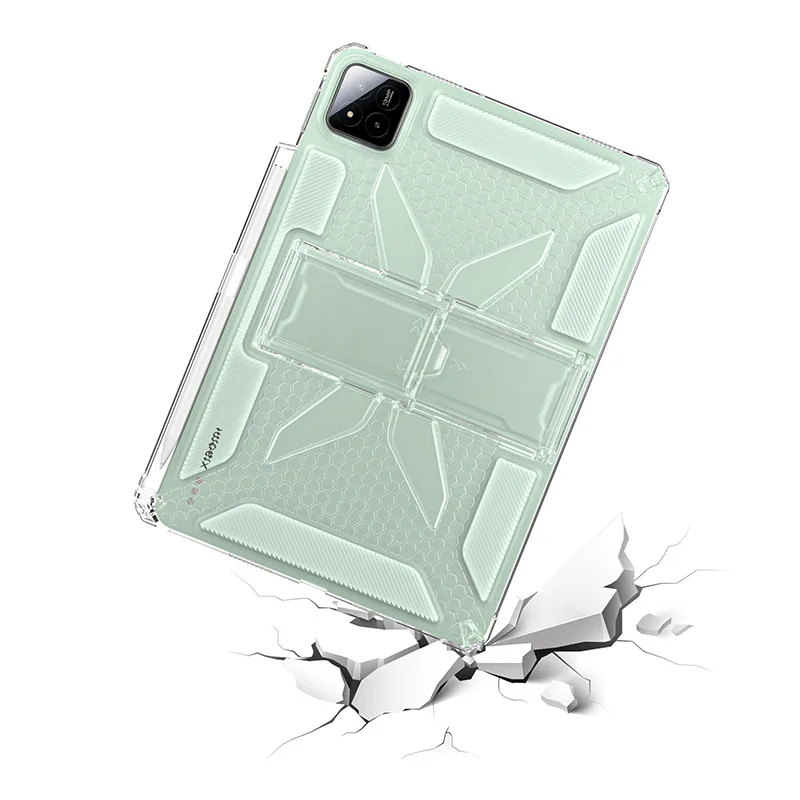 Transparent Protective Case with Stand and Pen Slot