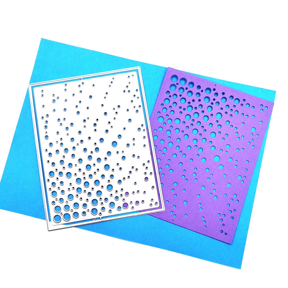 

Small Bubbles Background Border Metal Cutting Dies for DIY Scrapbooking and Card Making Decor Embossing Craft Die Cut