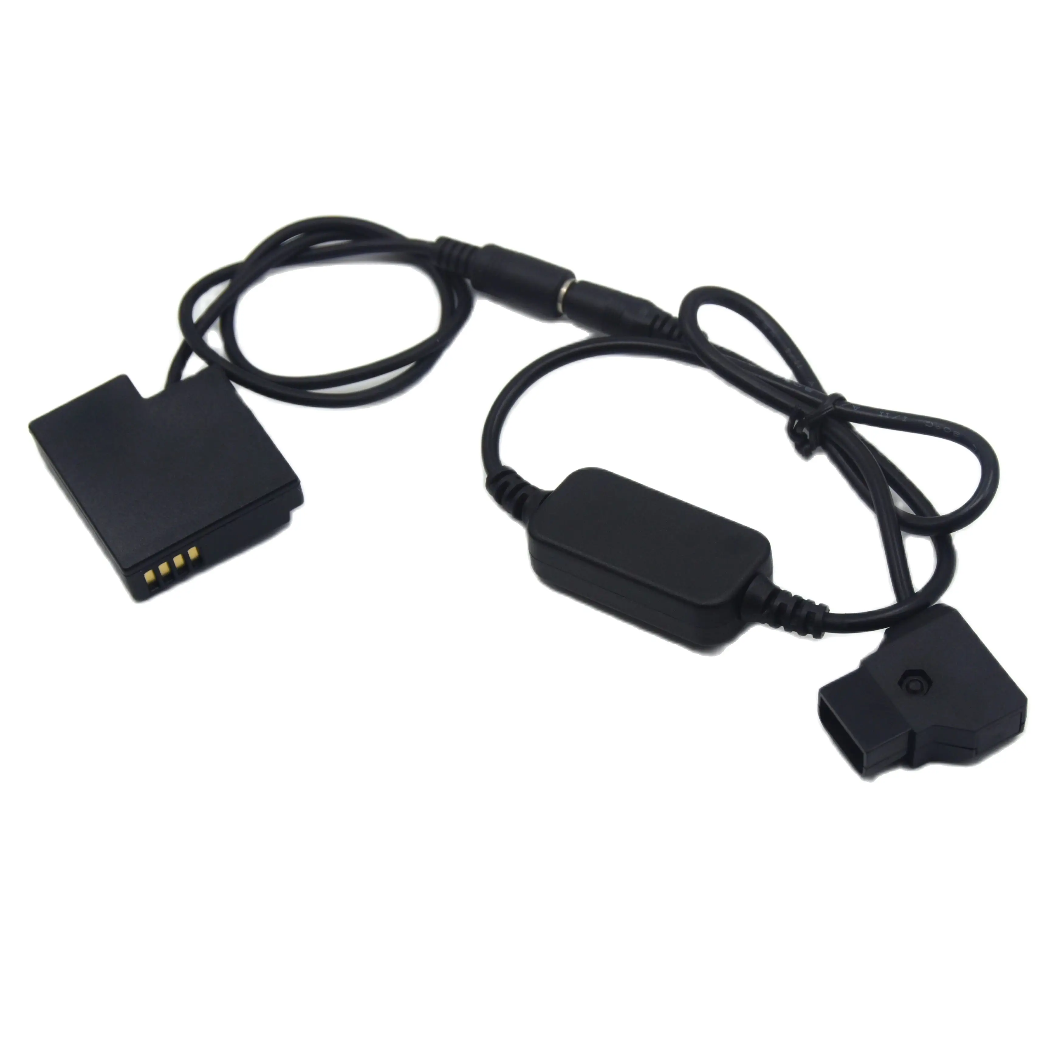

D-TAP Power Cable DCC15 DC Coupler BLH7 BLH7E Dummy Battery for Lumix DMC-GM1 DMC GM5 GF7 GF8 Camera