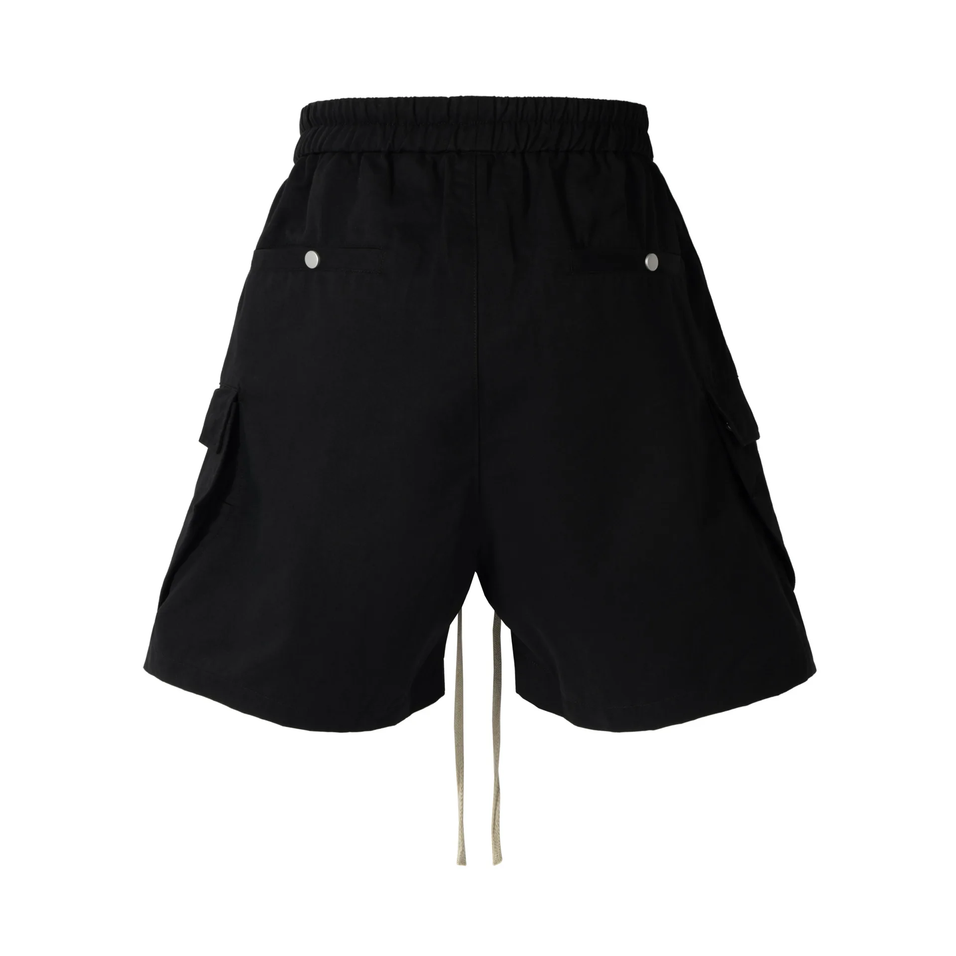 2025 Dark RO Style Drawstring Multi-pocket Tooling Shorts Men's Niche Casual Loose Straight Five-point Pants 2