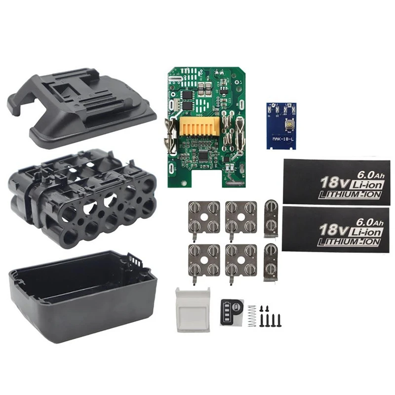 

Пластиковая идентификационная и защитная плата PCB для Makita 18V 10X1865 0 Battery BL1840 BL1850 BL1830