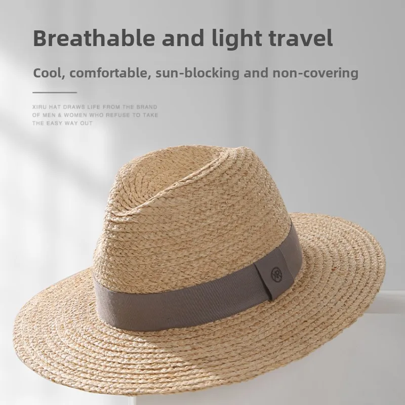 Fiebig Trilby Sea Grass | Cappello Da Sole 100% Paglia | Cappello Estivo Con Fascia In Similpelle 55 S 120822363 - Foto 6