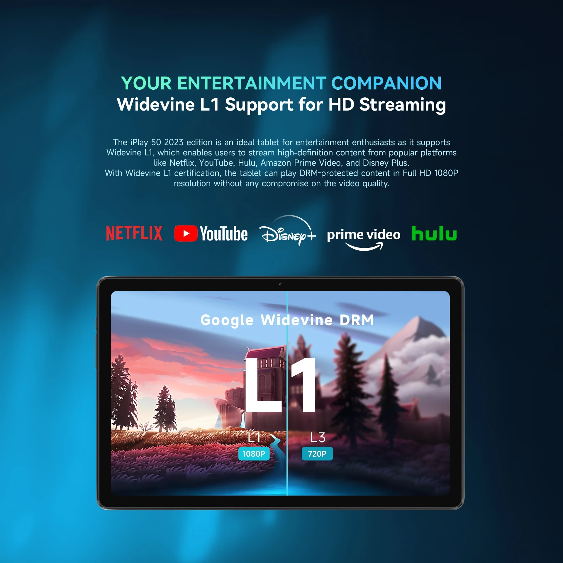 Alldocube iPlay 50 Tablet 10.4inch 2K Screen Android13 6GB RAM 64GB ROM Octa-core CPU Dual-BOX Speaker iPlay50 6