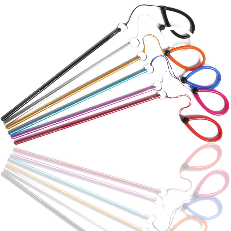 Scuba Diving Colorful Aluminium Pointer Stick Lobster Tickle Rod Rubber Lanyard Wrist Strap Noise Maker Lanyard Safety Equipment