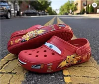 Sandales pour enfants voitures de bande dessinée chaussures de grotte pour enfants dessin animé EVA respirant garçons et filles chaussures de plage en plein air antidérapantes 5