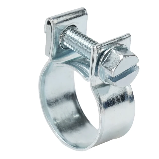 10pcs Fuel Line Jubilee Hose Clips Clamp Diesel Petrol Pipe Coolant Radiator Carbon Steel Galvanized Pipe Fittings Fixing Tool 3
