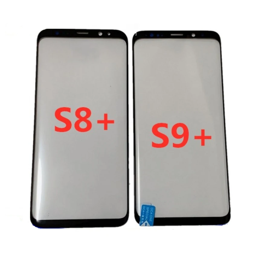 10 Pz Per Samsung Galaxy S8 S9 S10 Plus S20 Ultra S21 Note 8 9 10 20 Lcd Anteriore Esterno Touch Screen Lente In Vetro Con Pellicola Oca