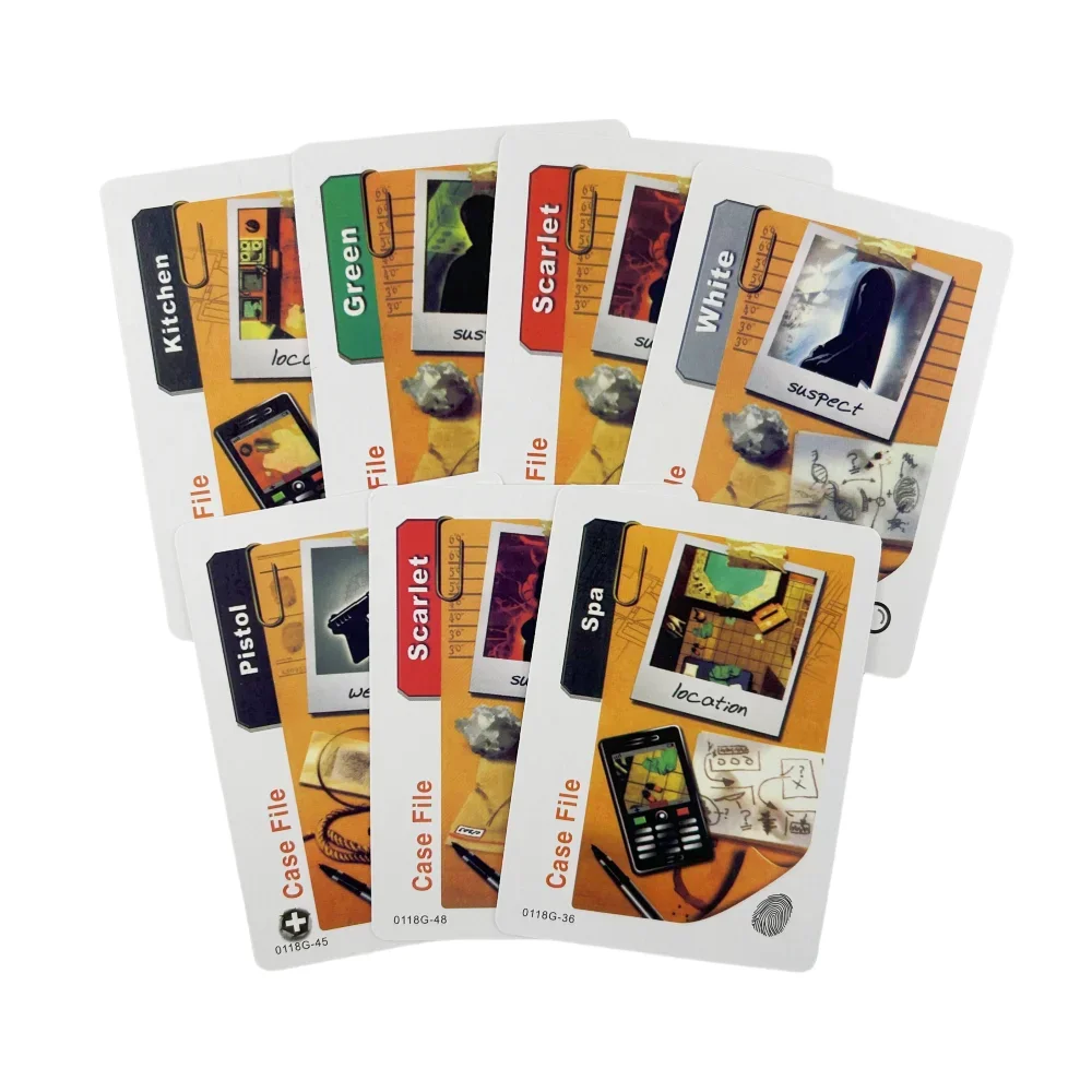 Description Picture 6 of itemCluedo Suspect Card Game Strategy Board Game Multiplayer Interactieve Kaarten Board Game Cards,Family Party Game Board Deck